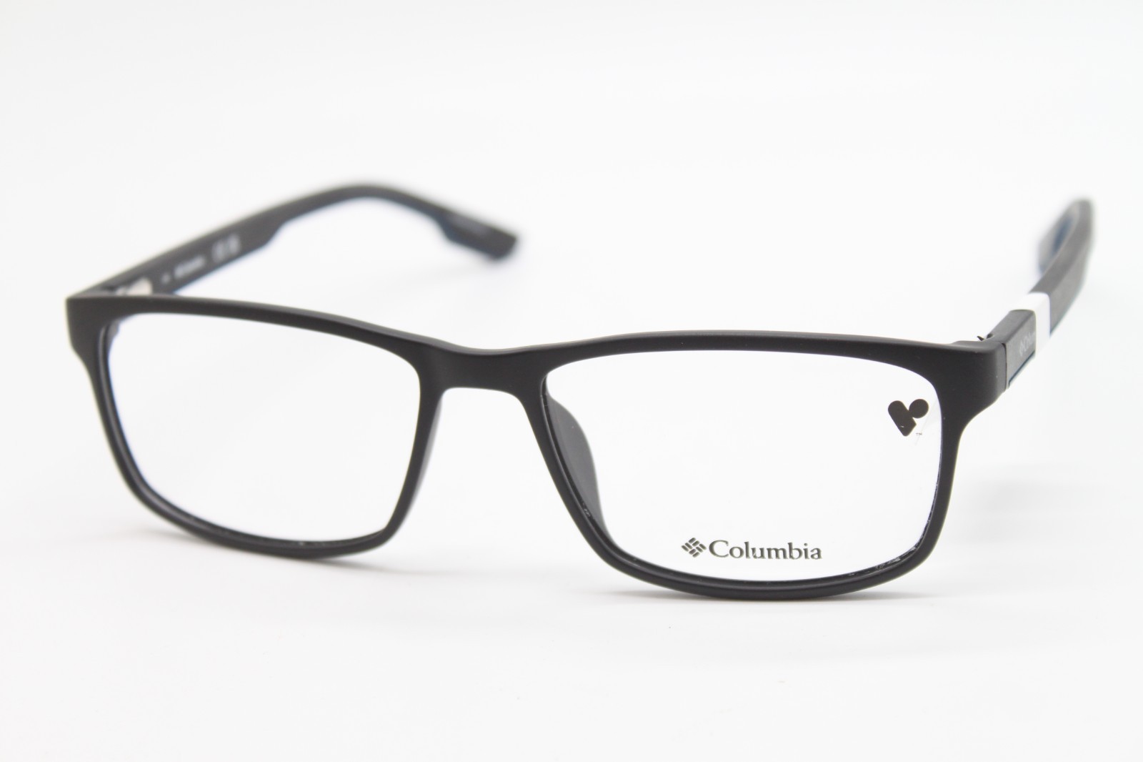 NEW COLUMBIA C8029 002 BLACK BLUE AUTHENTIC EYEGLASSES 57-17