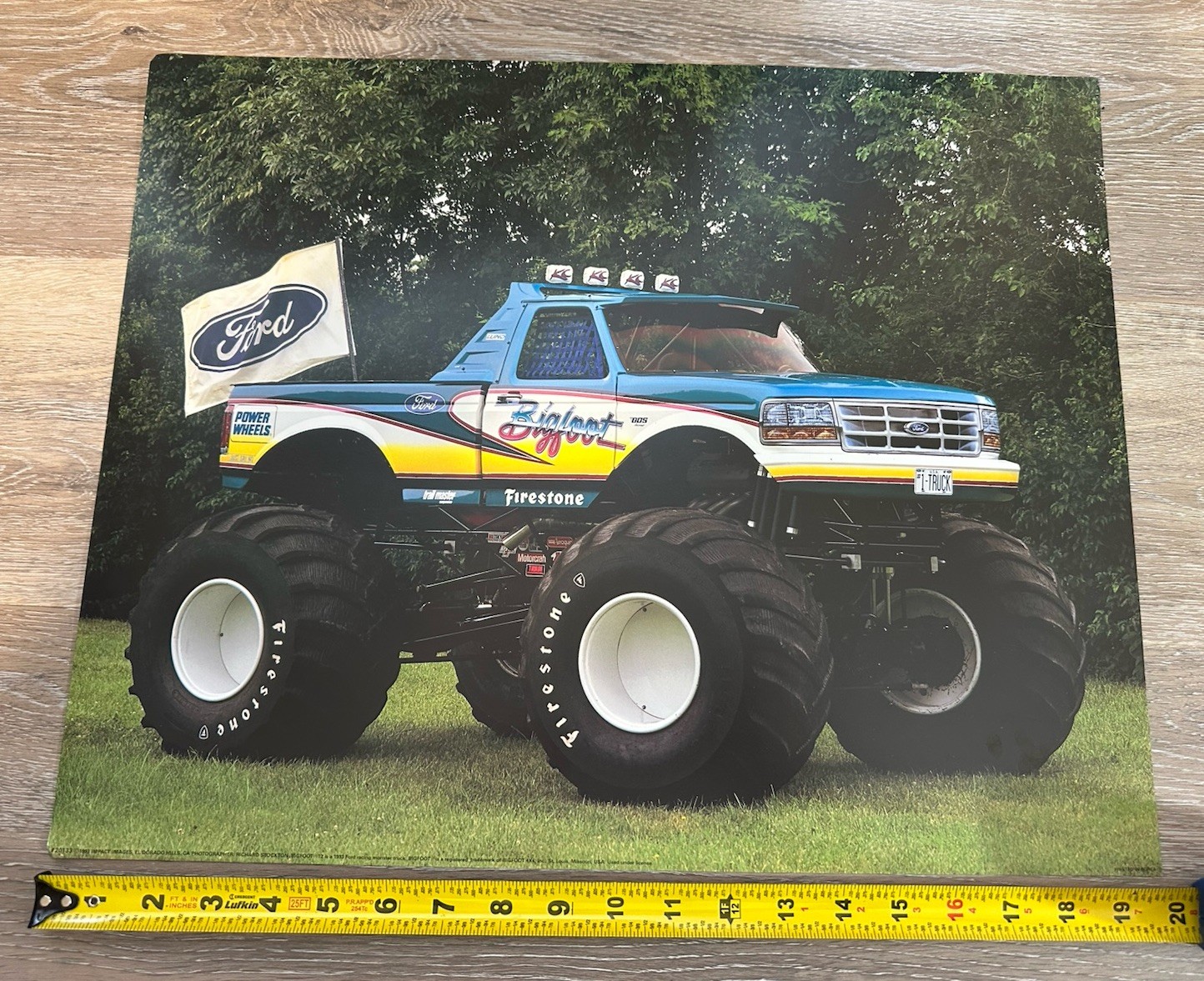 VINTAGE BIGFOOT 4x4 FORD MONSTER TRUCK POSTER #1A (16\