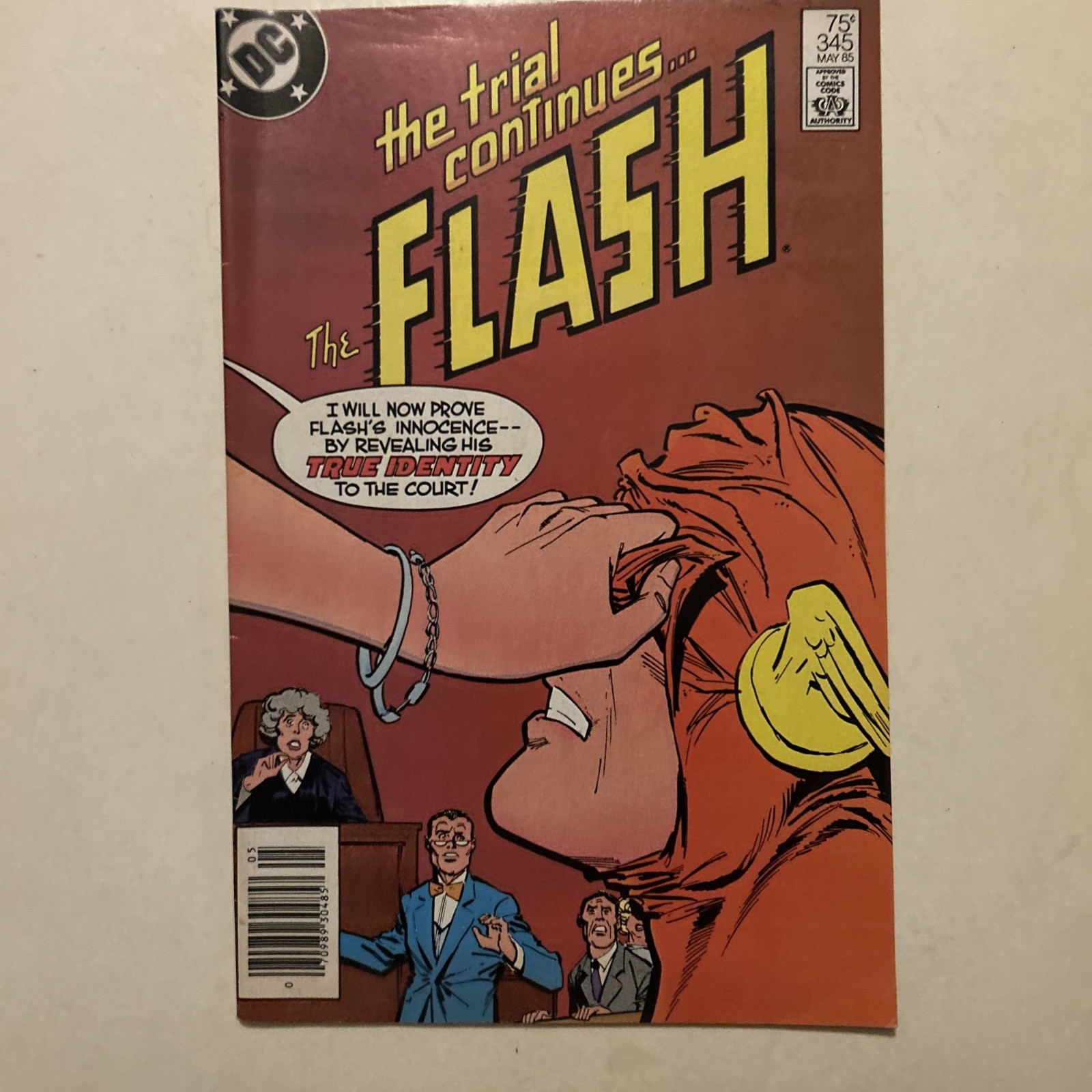 Flash #345 Vol. 1 1985 DC Comics Higher Grade Comic Book Q105-106