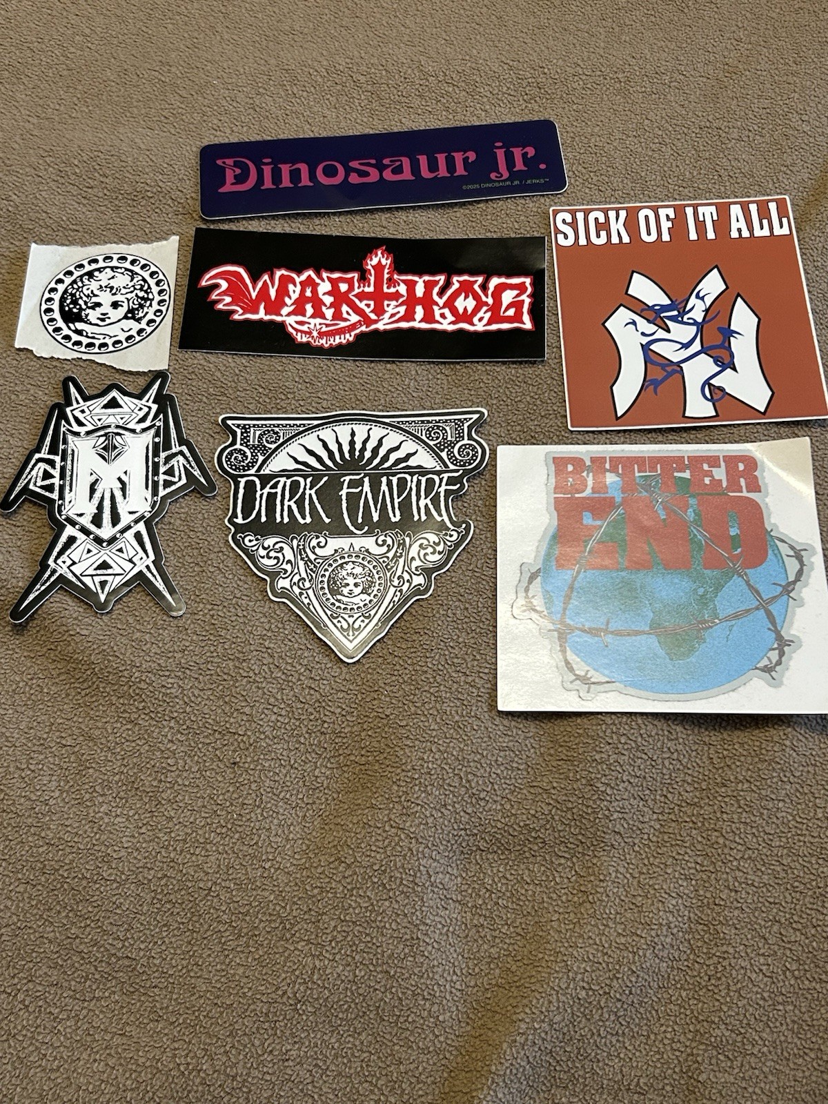 Sticker Lot Dinosaur Jr Warthog Sick Of It All Bitter End Dark Empire Warthog Sticker Lot Dinosaur Jr Warthog Sick Of It All Bitter End Dark Empire Warthog