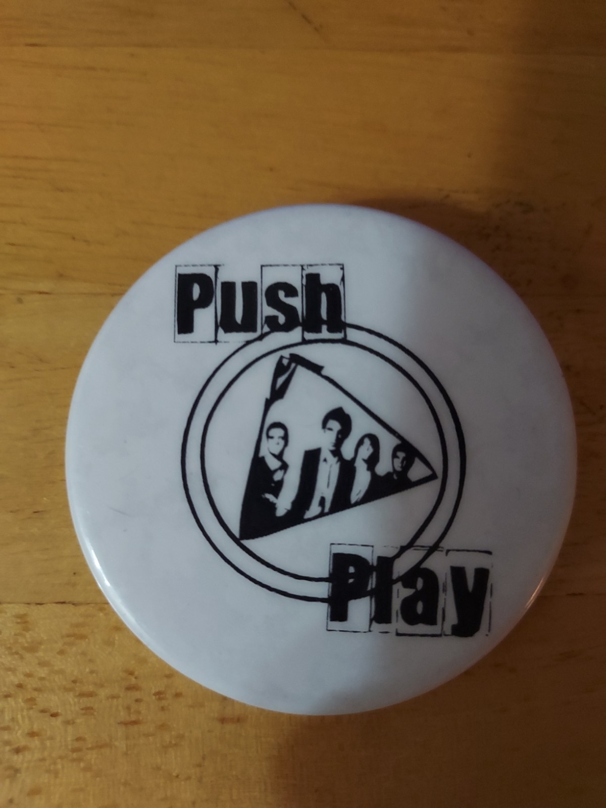 Vintage Push Play Band Pinback Midnight Romeo 2000's Boy Band Merch Rare Item Vintage Push Play Band Pinback Midnight Romeo 2000's Boy Band Merch Rare Item