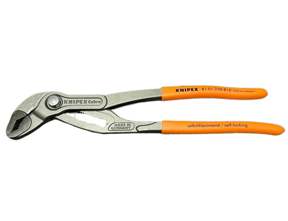 KNIPEX Cobra 8701-250B10 Orange Water Pump Pliers 250mm Limited New