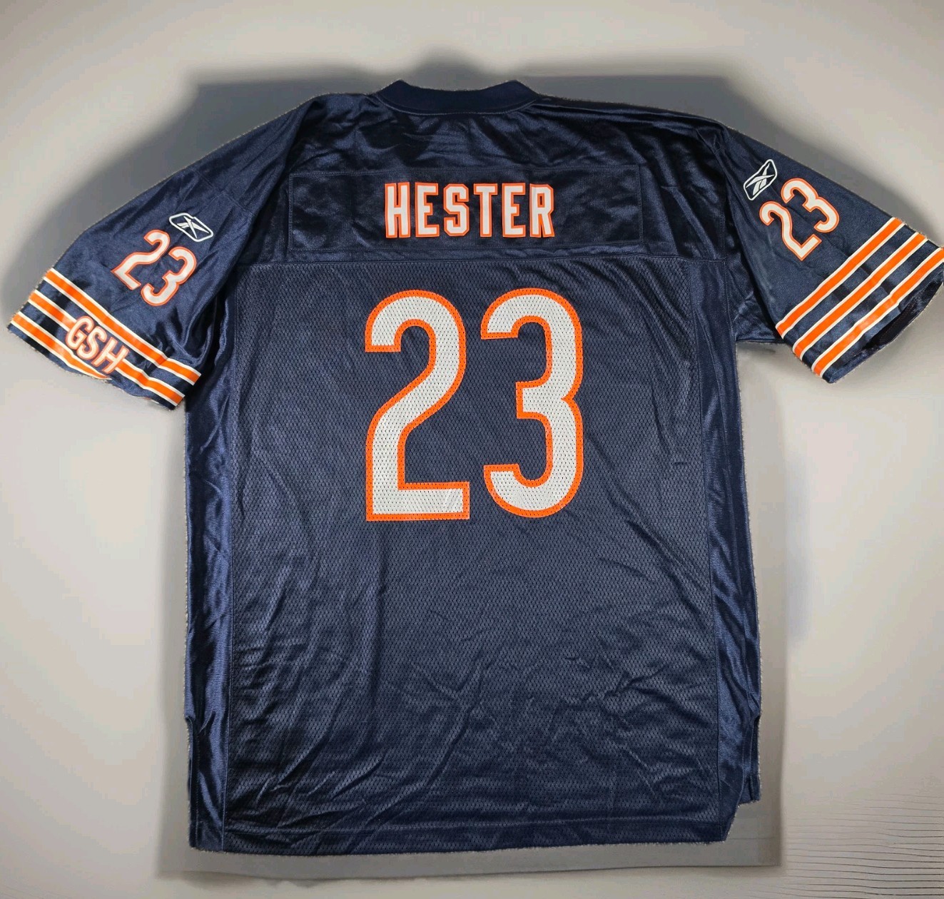 Vintage Chicago Bears Devin Hester Reebok Jersey #23 Navy Blue Men\'s XL EUC