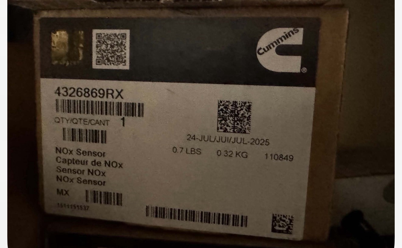 4326869RX Nitrogen Oxide Sensor Fits For 4326869 Cummins Superced 2872947 New