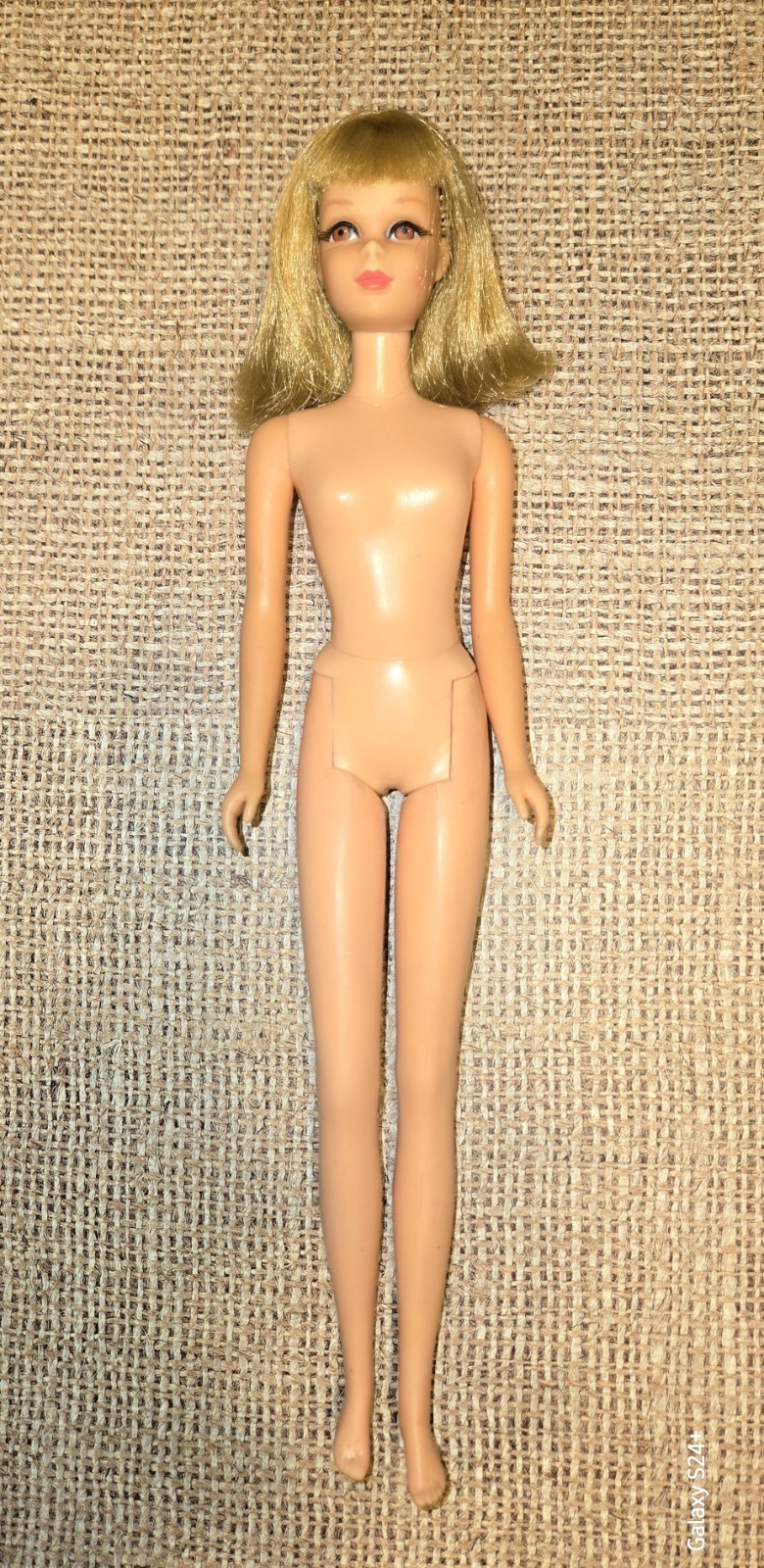1967 Vintage Mattel TNT Bend Legs Francie #1170  Blonde Nude Doll Rooted Lashes
