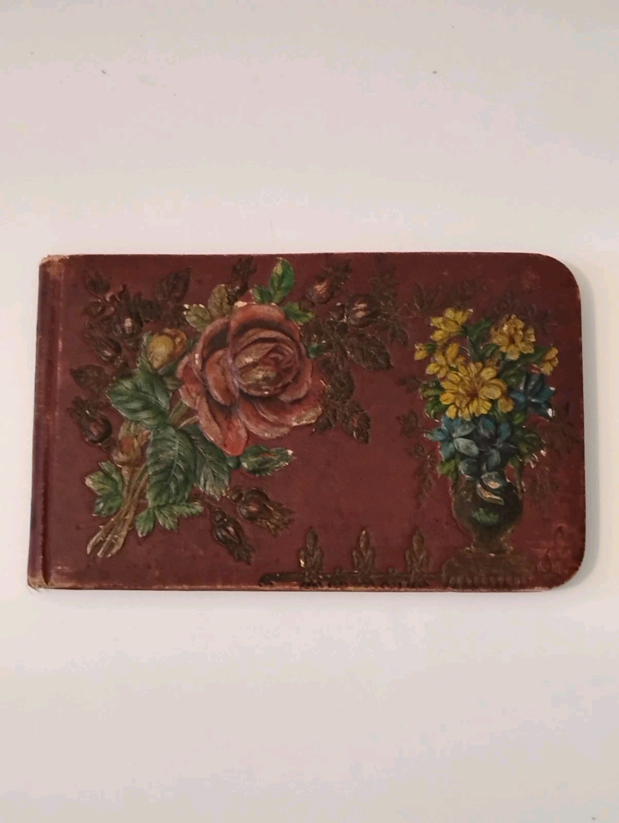 Small Antique Victorian Autograph Book w/Autographs Late 1880\'s Pennsylvania 