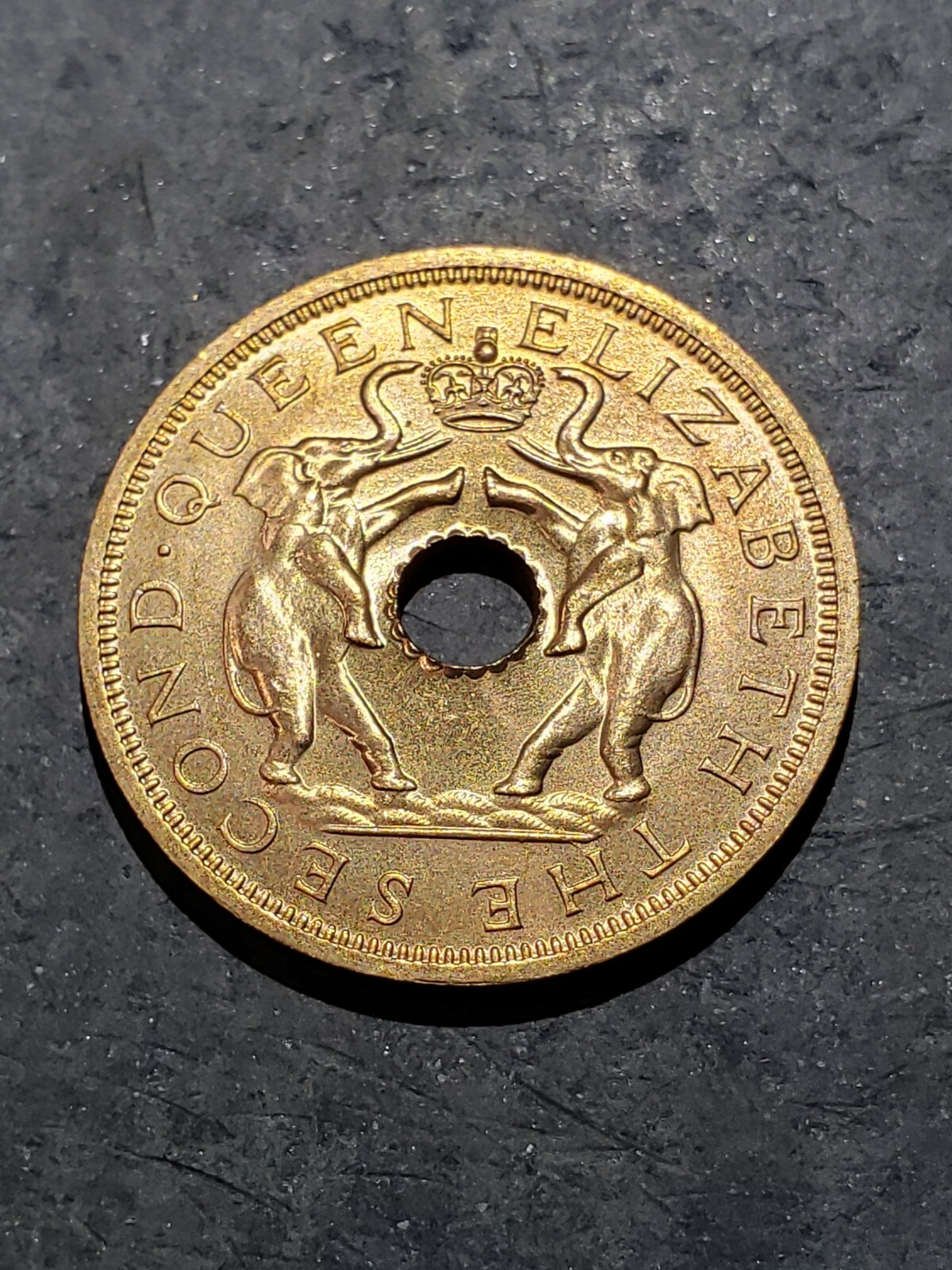 1962 RHODESIA NYASALAND One Penny Coin \