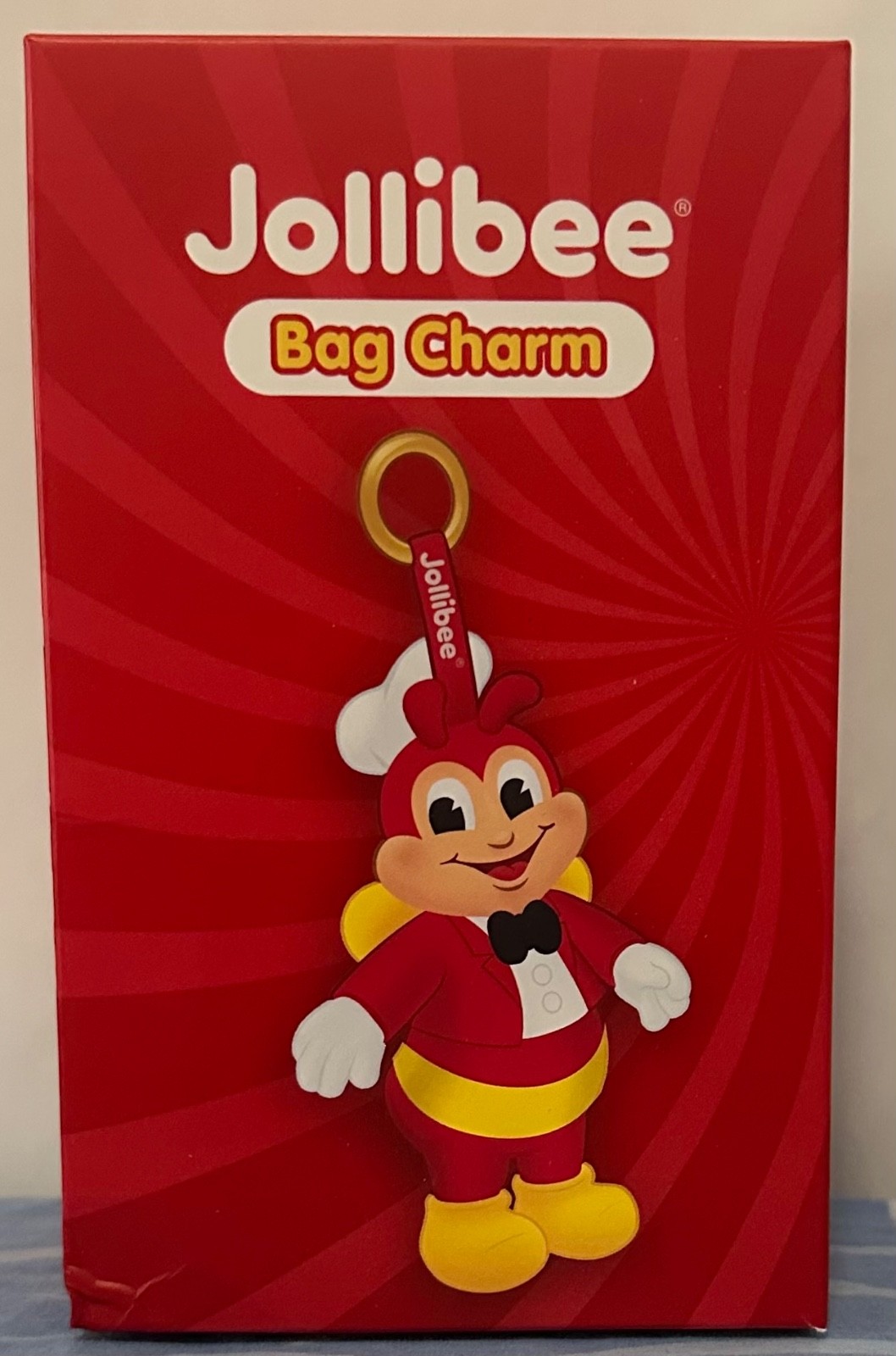 Jollibee Bag Charm Pendant Keychain Brand New