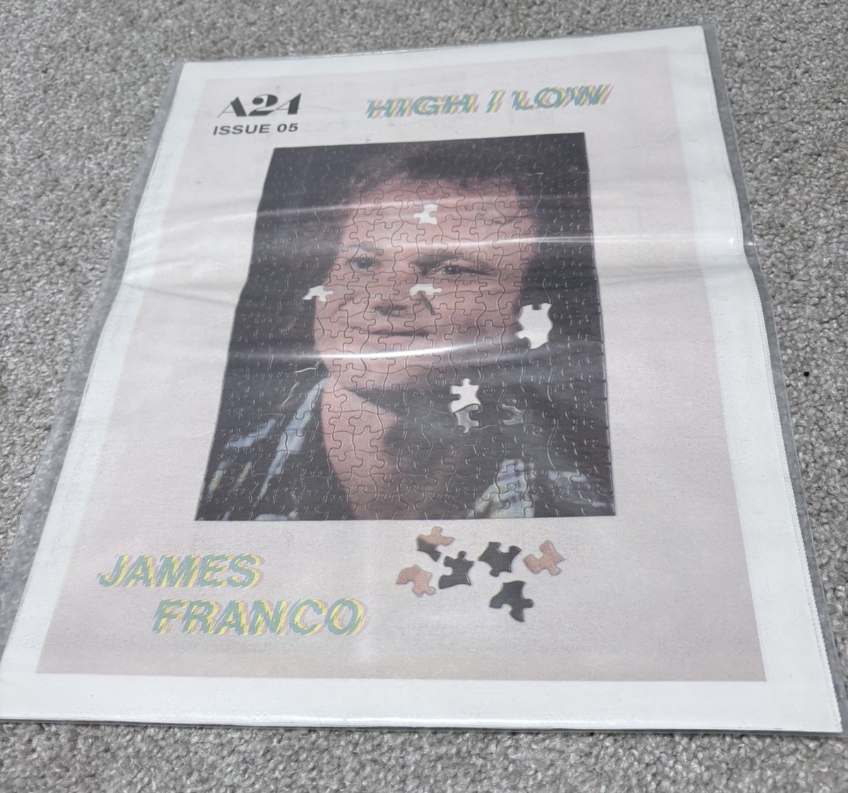 A24 ZINE 5 HIGH/LOW JAMES FRANCO on the disaster artist + Eraserhead Cutout Back A24 ZINE 5 HIGH/LOW JAMES FRANCO on the disaster artist + Eraserhead Cutout Back
