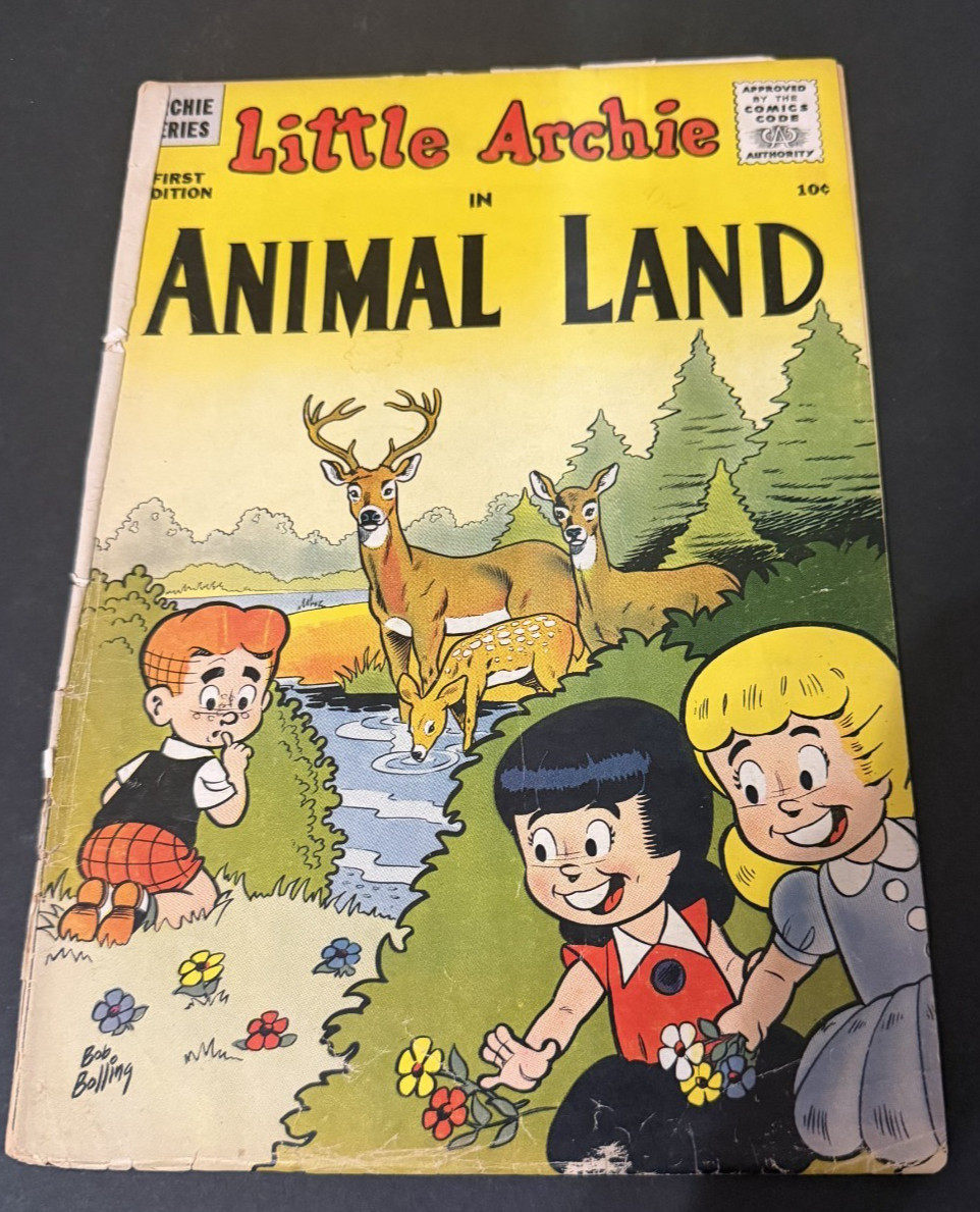 LITTLE ARCHIE IN ANIMAL LAND #1 ARCHIE COMICS 1957 FAIR/GOOD 1.5 1957