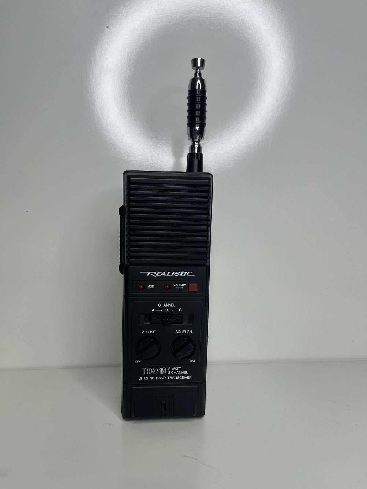 Vintage Radio Shack Realistic TRC-219 Walkie Talkie Stranger Things Tested Vintage Radio Shack Realistic TRC-219 Walkie Talkie Stranger Things Tested