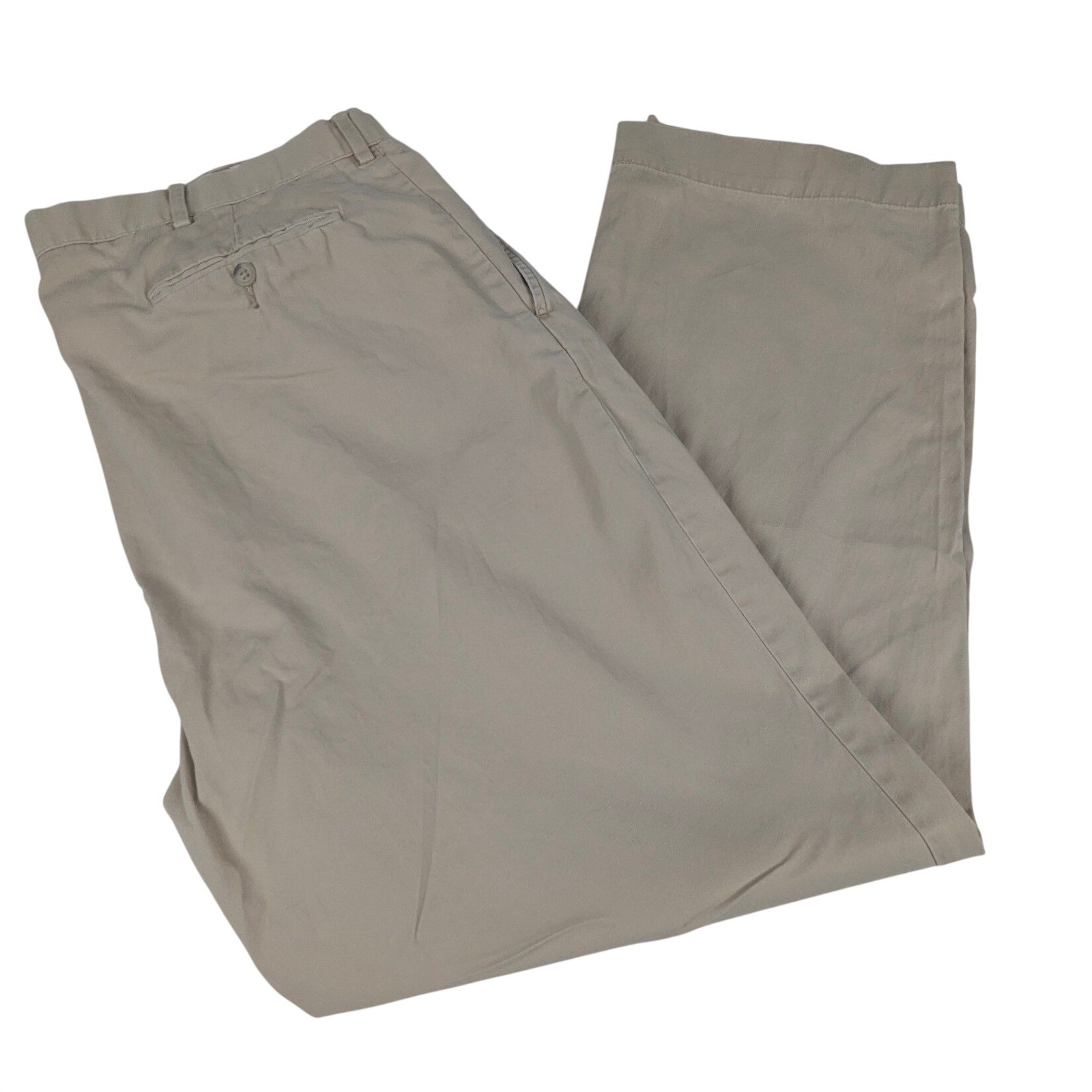 Polo Ralph Lauren Mens Tan Khaki Chino Pants 38x30 Straight Leg Cotton Twill