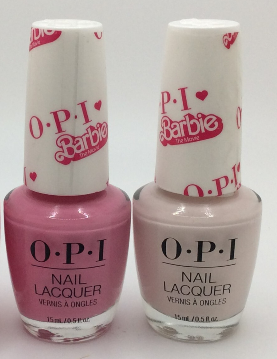 OPI Barbie The Movie Special Collection 2023 Nail Polish, Pinks,🎈 Set of 2 🎈