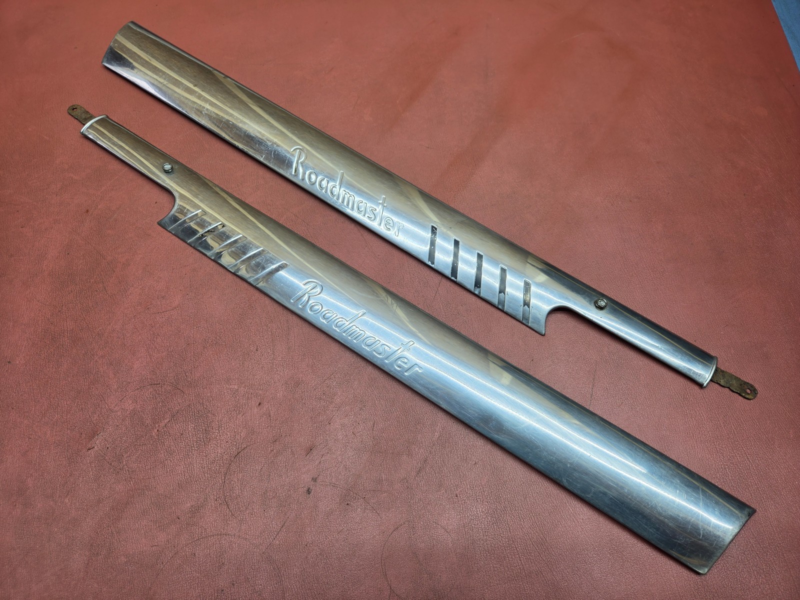 1950 Buick Roadmaster Pinch Trim PAIR Stainless Convertible Left Right Quarter