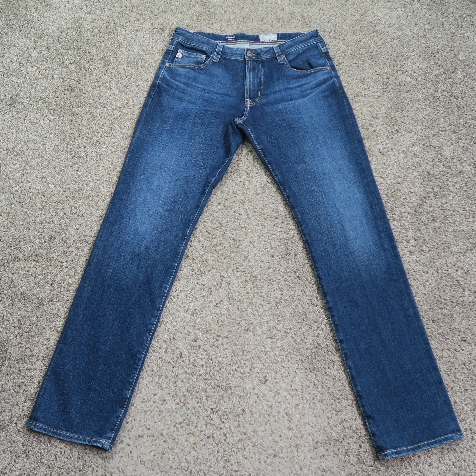 AG Adriano Goldschmied Jeans Mens 32 Blue Graduate Tailored Leg Denim 360 32x33