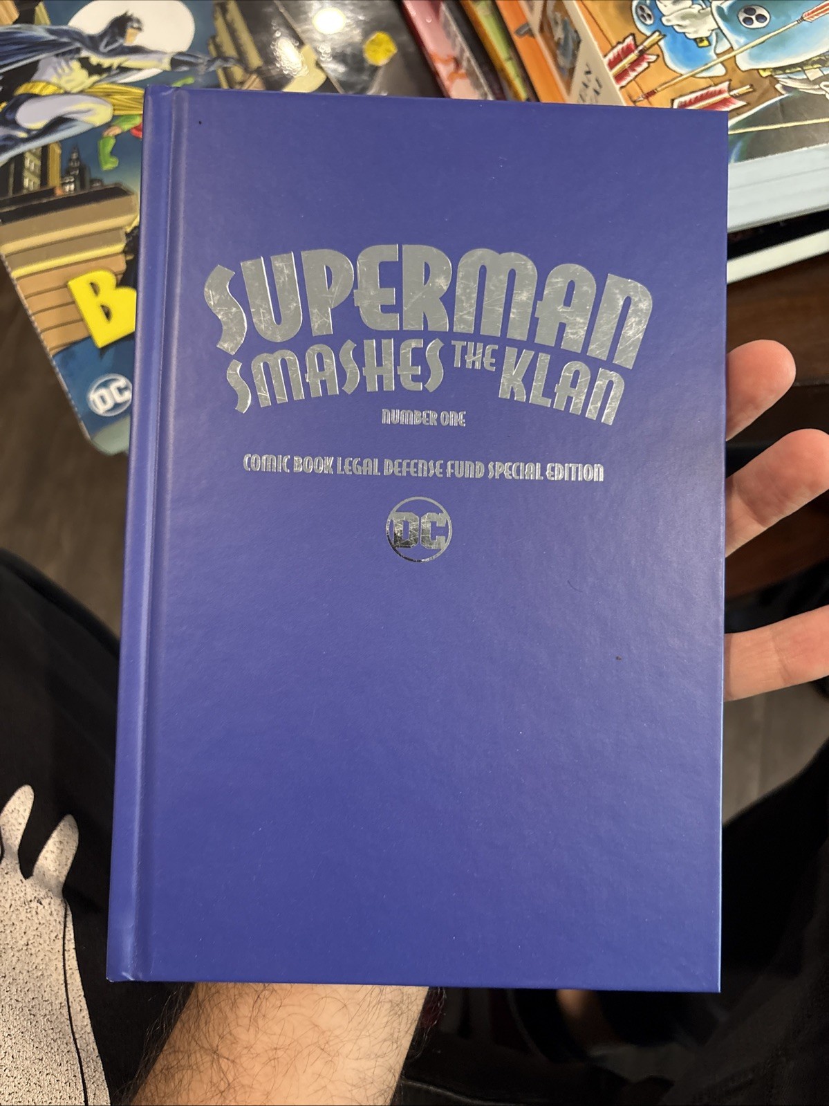 Superman Smashes The Klan Rare CBLDF Hardcover Special Edition Superman Smashes The Klan Rare CBLDF Hardcover Special Edition