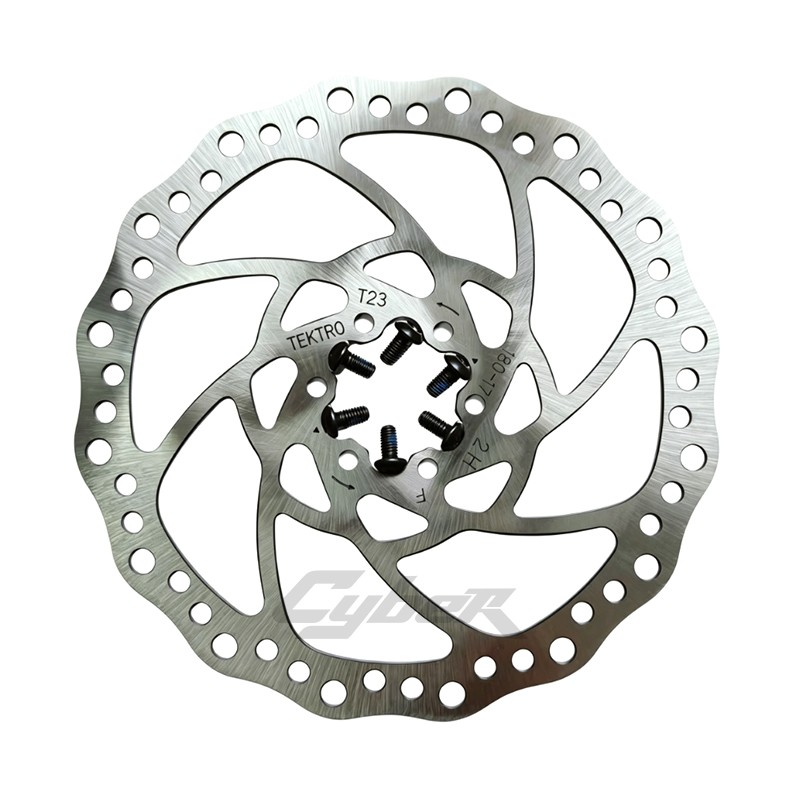 Tektro 180-17 E-Bike Hydraulic Disc Brake Rotor 6 Bolts 2.3mm thickness-OE
