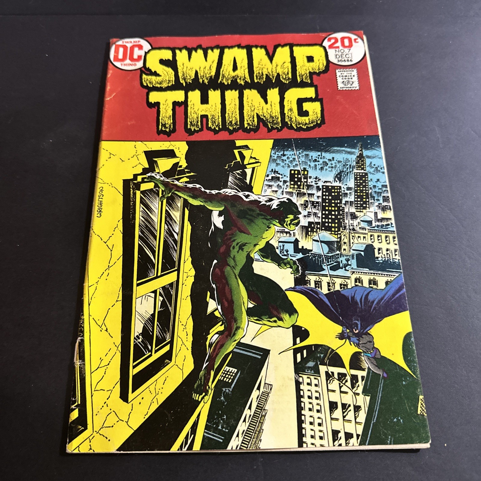 DC Comics Swamp Thing #20 1972 Bronze Age Len Wein Bernie Wrightson Vf/Fn Bf2