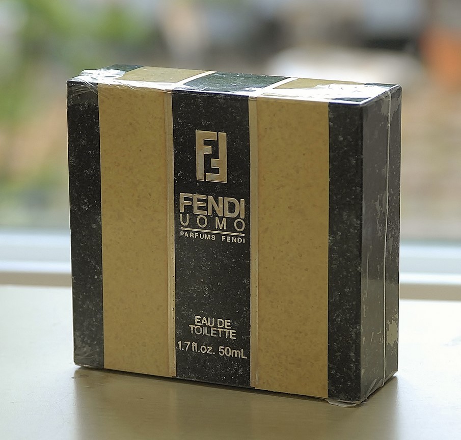 Vtg  FENDI UOMO/men by FENDI  splash EDT 50 ml~1.7 oz OLD VERSION Bethco SEALED