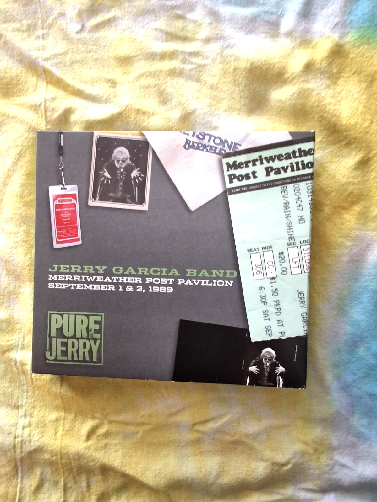 Jerry Garcia Band Merriweather Post Pavilion: Sept 1 & 2, 1989 4-CD set Jerry Garcia Band Merriweather Post Pavilion: Sept 1 & 2, 1989 4-CD set