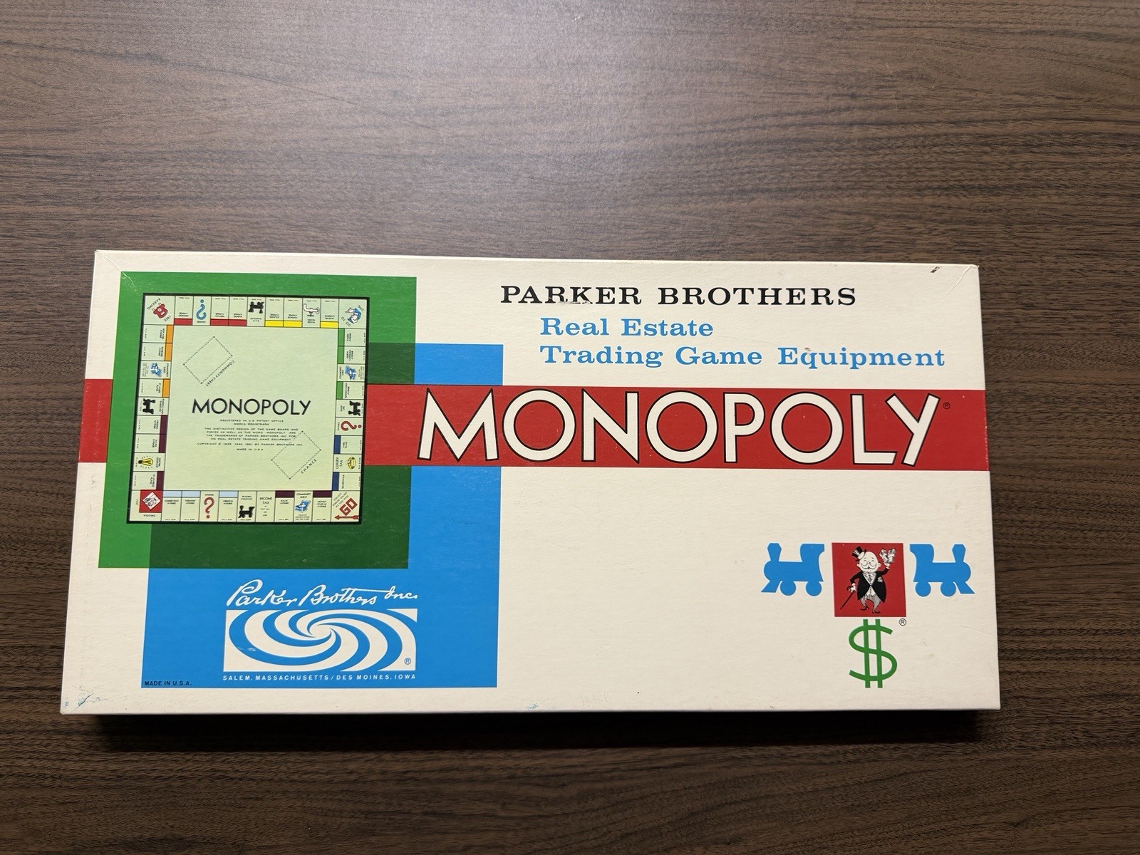 VTG 1961 Monopoly by Parker Brothers Board Game Complete EUC