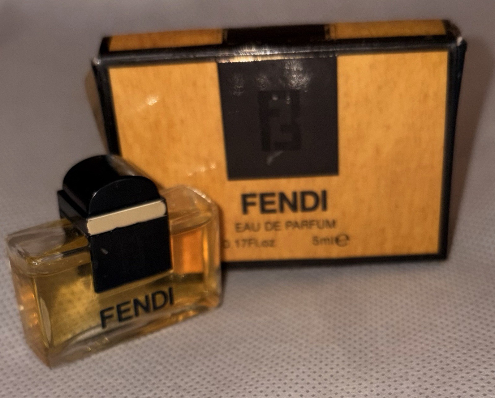 (NEW - DISCONTINUED 1985) Fendi Eau de Parfum Miniature 5ml / 0.17 FL OZ