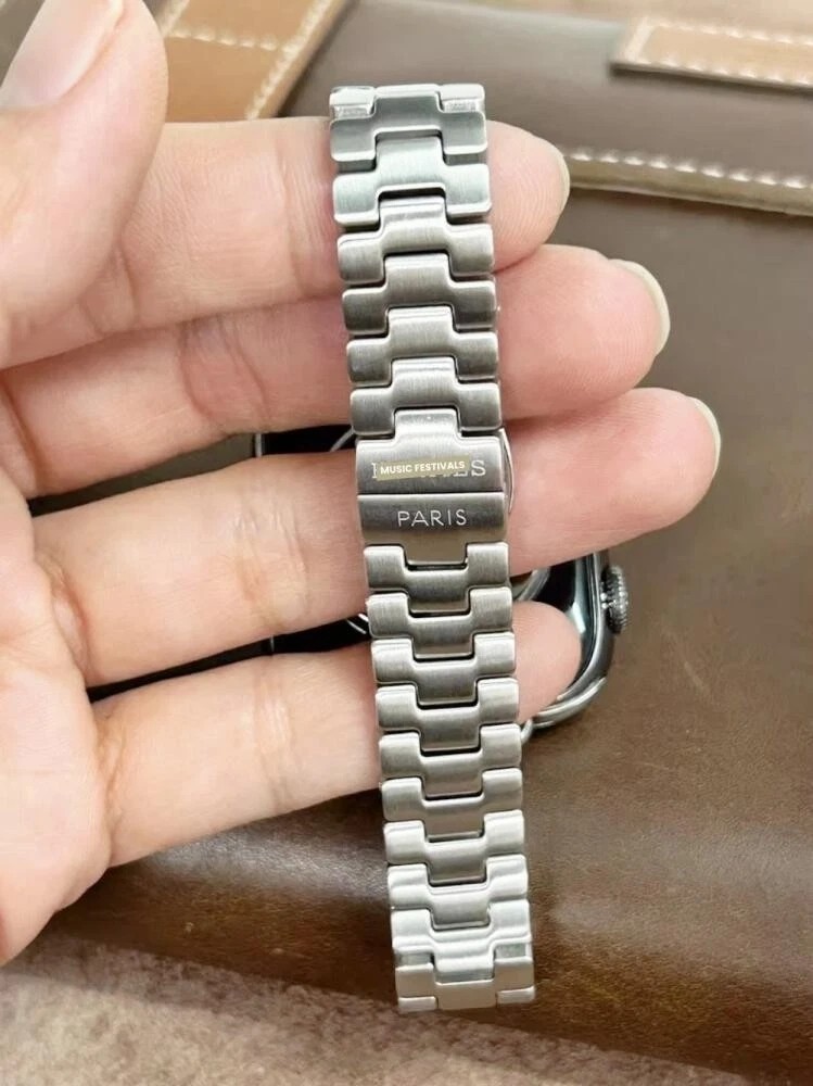 Width 14mm Watch Style Satine Grand H Band For Apple Watch Series 38-49mm NEW