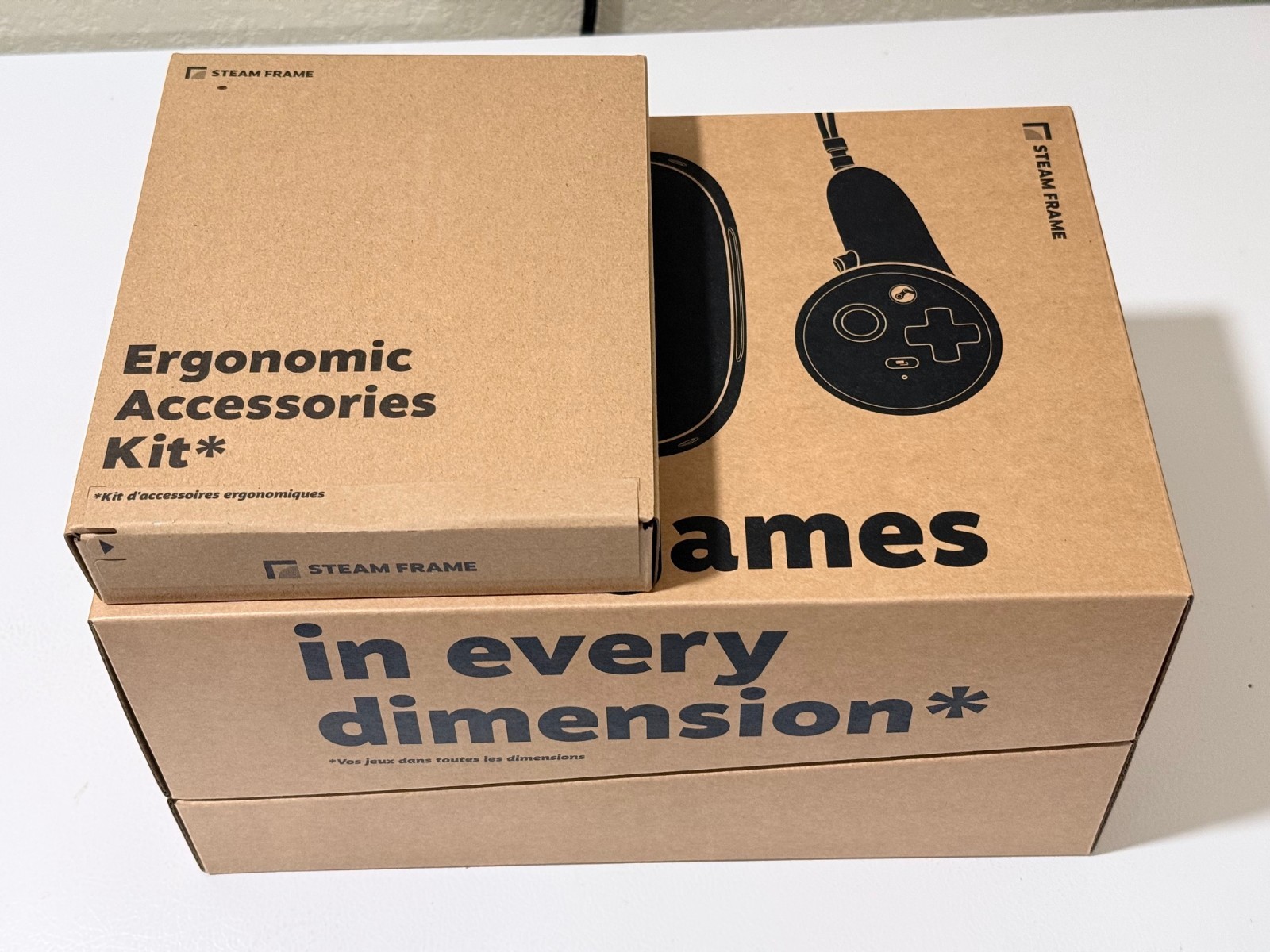 IN HAND Steam Frame 1TB VR Headset w/ Ergonomic Accessory Kit Sealed SHIPS FAST IN HAND Steam Frame 1TB VR Headset w/ Ergonomic Accessory Kit Sealed SHIPS FAST