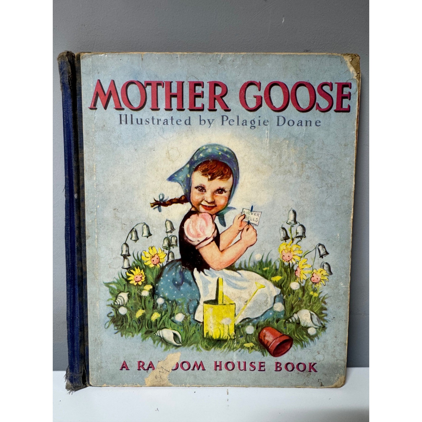 Vtg 1940 Mother Goose Book Pelagie Doane Illustrations Random House Hardcover