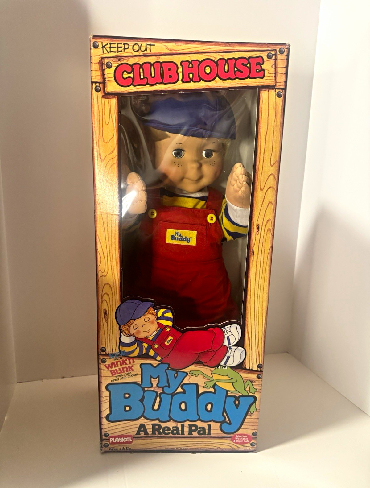 Vintage 1980s Playskool My Buddy “A Real Pal” Doll – Original Box – Collector Qu