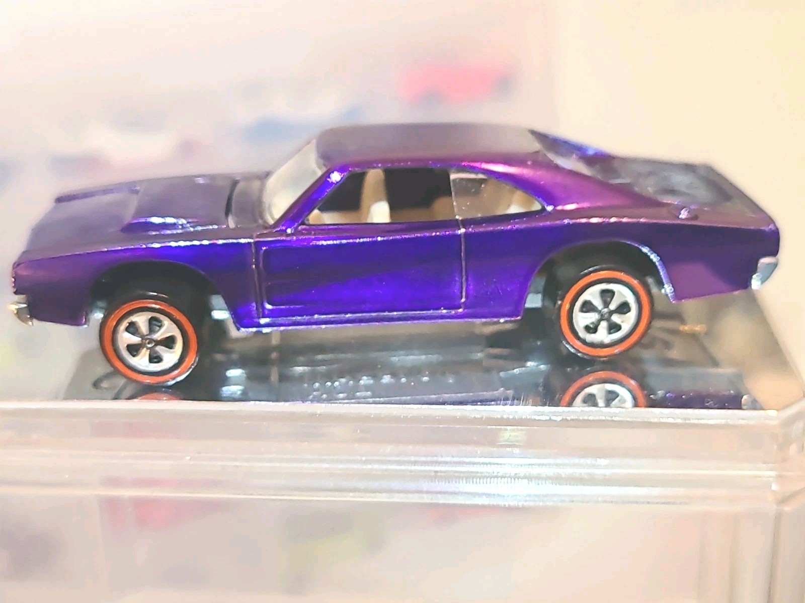 Vintage Hot Wheels 1968 Purple Custom Dodge Charger Redline. Restored. USA Made. Vintage Hot Wheels 1968 Purple Custom Dodge Charger Redline. Restored. USA Made.