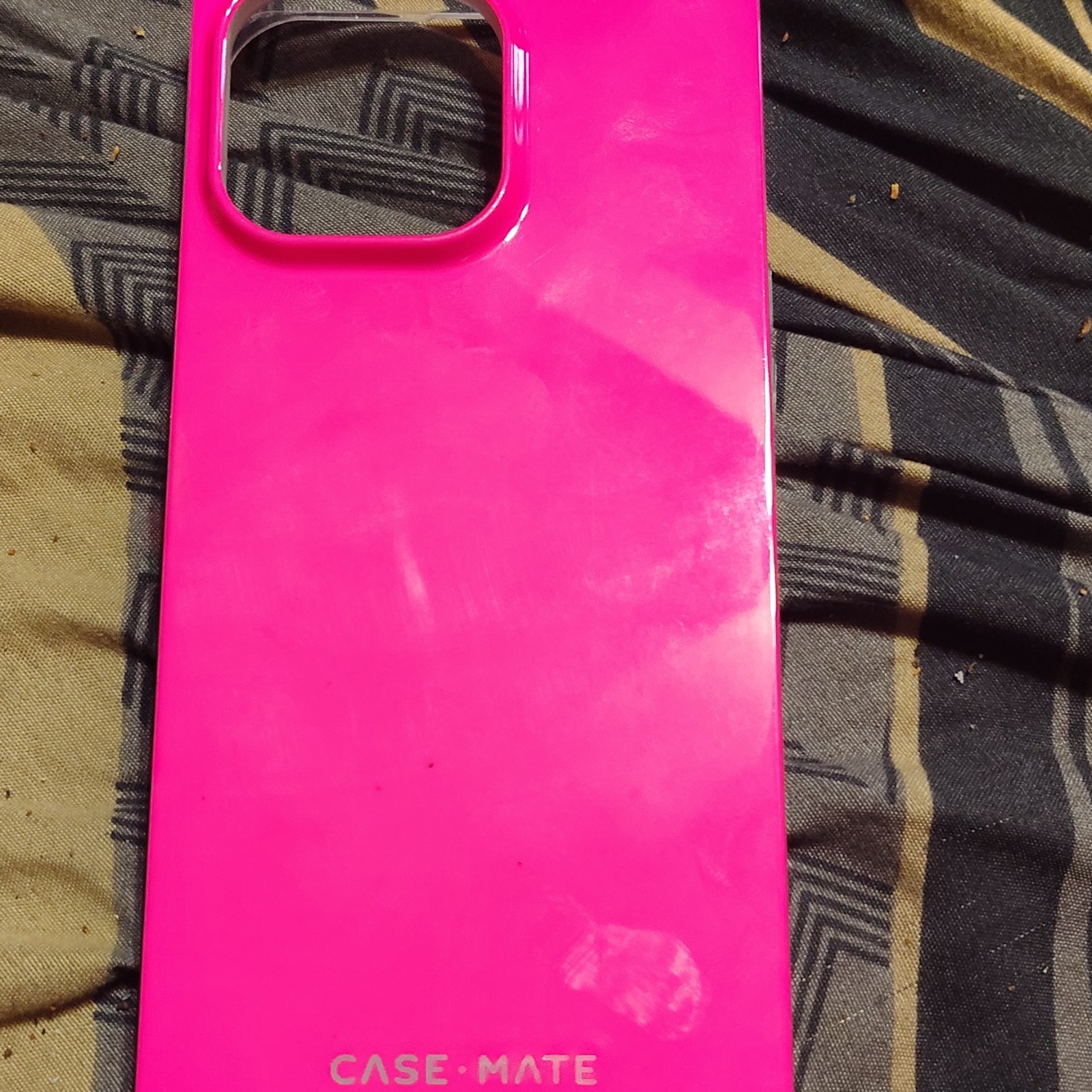 Case-Mate Pink Glossy Magnetic Back Case Phone Cover, Magnetic Wireless Charging