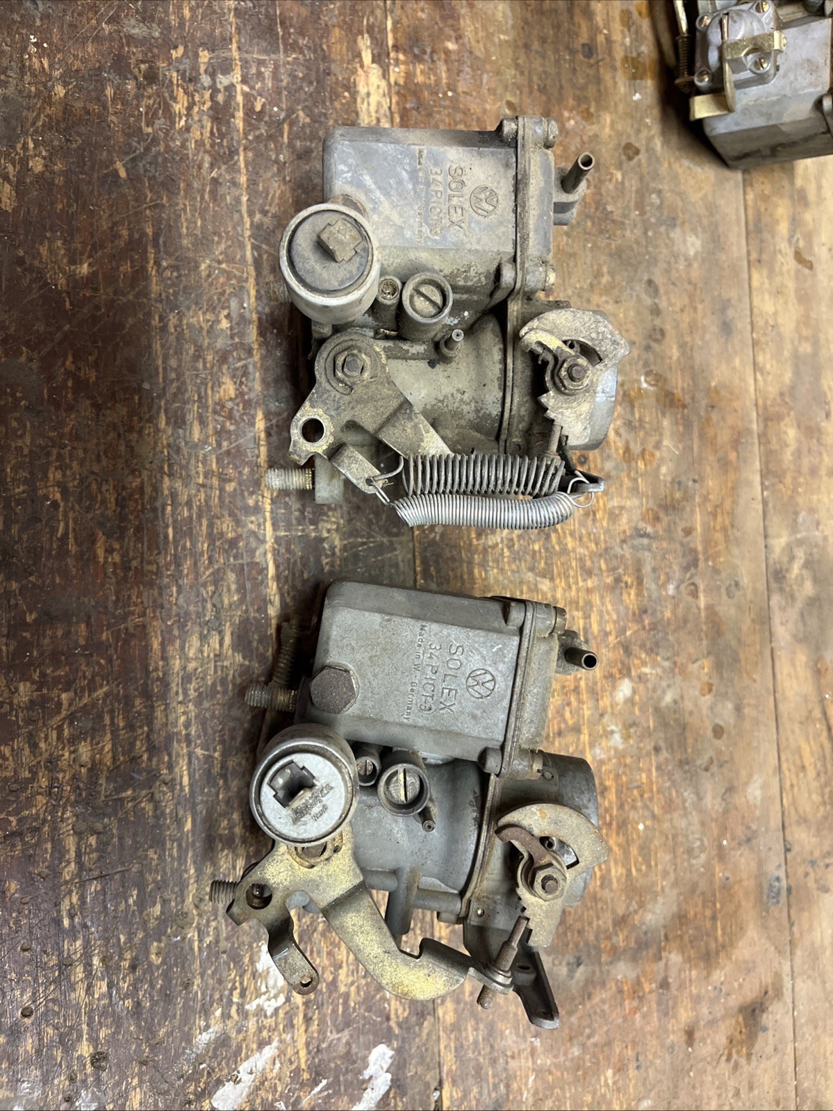 Solex 34 PICT 3 Carburetor Lot Of 2 Vw Bus Bug Ghia