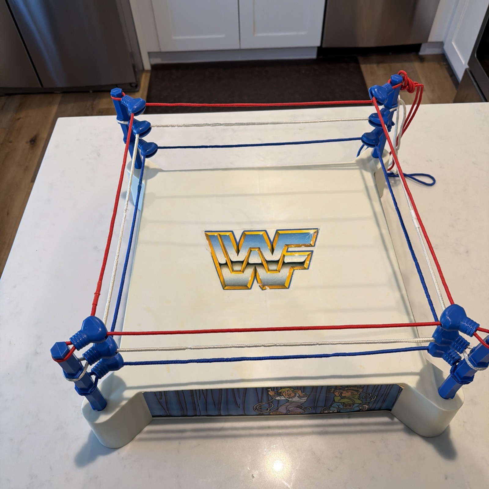 Vintage 1985 LJN WWF Wrestling Ring Superstars Sling Em Fling Em LJN Toys Vintage 1985 LJN WWF Wrestling Ring Superstars Sling Em Fling Em LJN Toys