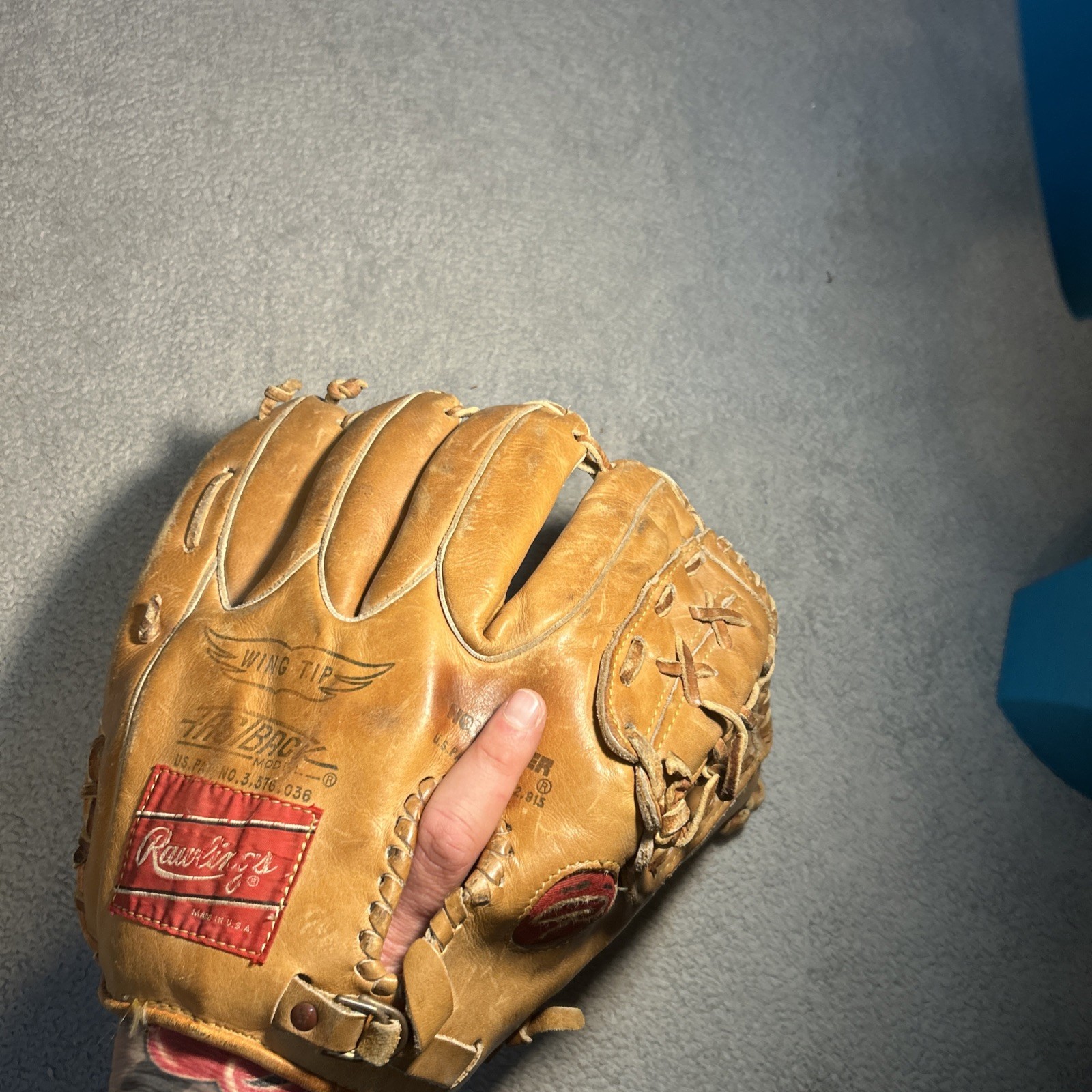 Vintage Rawlings XFCB17 Brooks Robinson Baseball Glove USA Fastback Wing Tip