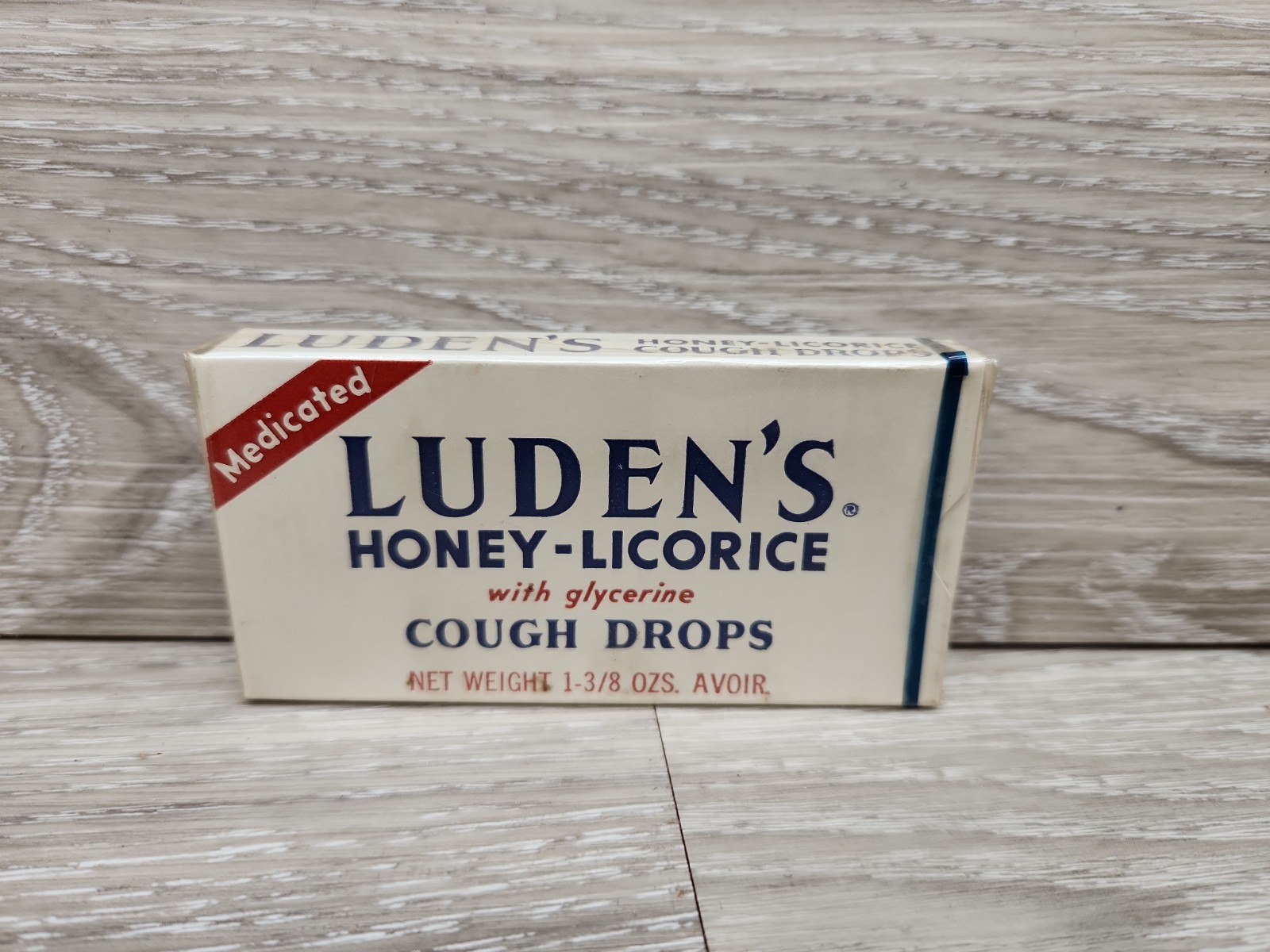 Ludens Honey Licorice Cough Drops With Glycerine Vintage HTF Collectors Item