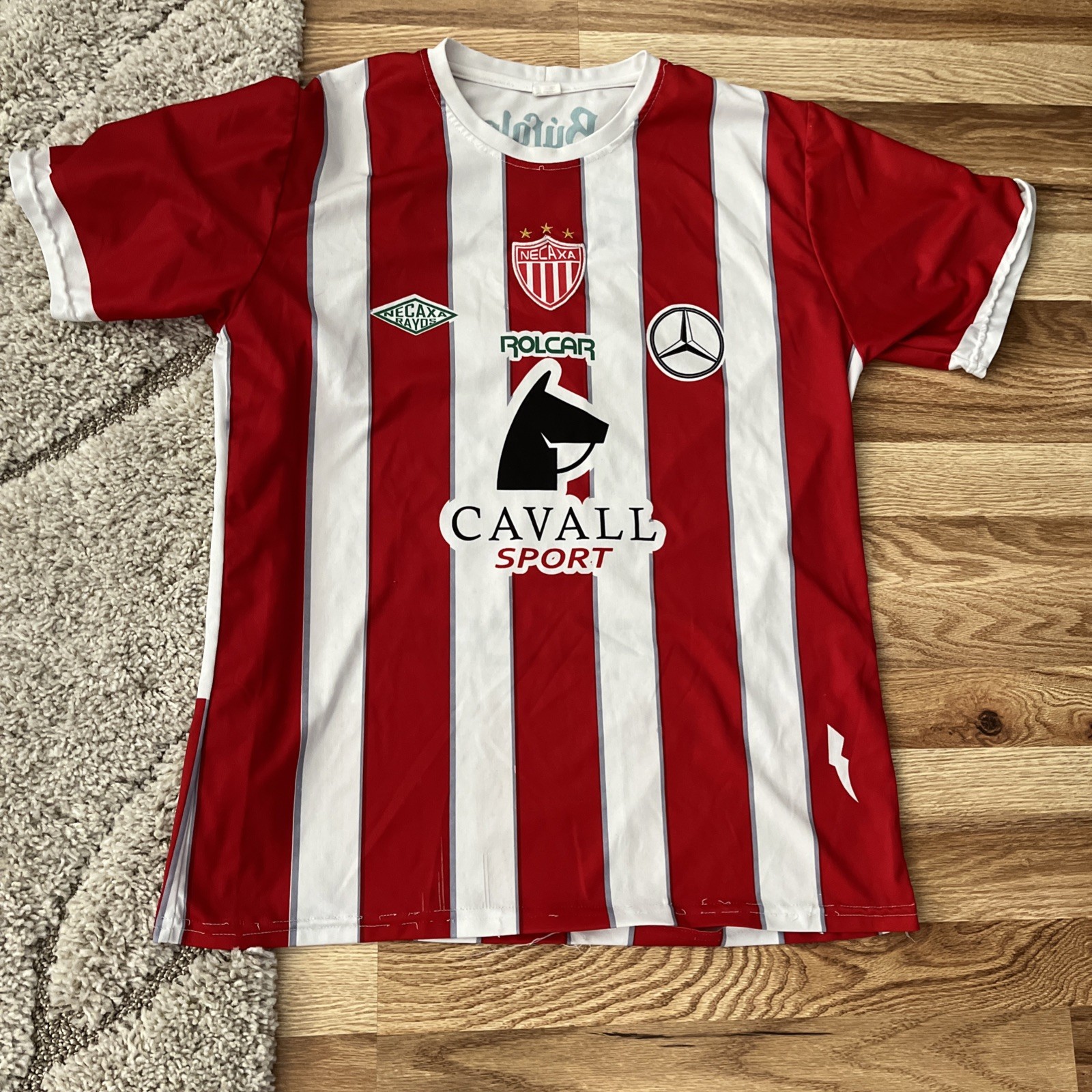 Club Necaxa Soccer Jersey Football Shirt Futbol Liga MX Mexico World Cup Sz L Club Necaxa Soccer Jersey Football Shirt Futbol Liga MX Mexico World Cup Sz L