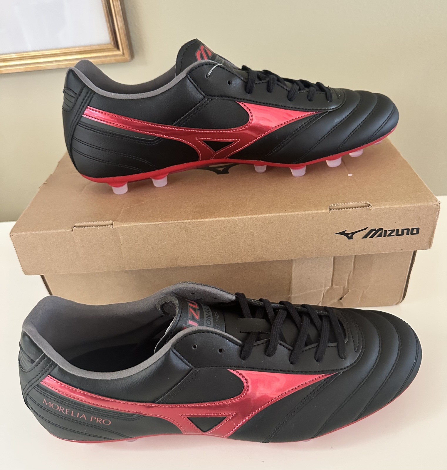 Mizuno Morelia 2 Pro AG US 10 P1GA250160 Soccer Football Cleats 