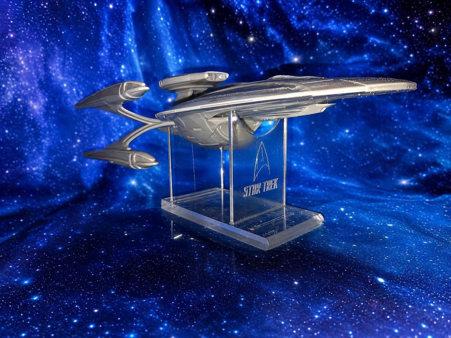 Star Trek 3D Printed Ship  Federation USS Telemachus Refit - 12 in