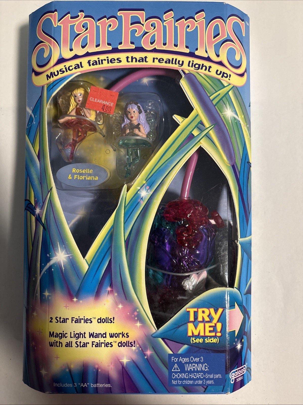 Vintage 1997 Galoob Star Fairies Roselle & Floriana Musical Figures New Sealed Vintage 1997 Galoob Star Fairies Roselle & Floriana Musical Figures New Sealed