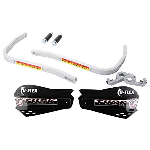Tusk D-Flex Handguards with MX Shields Black 1 1/8 Tusk D-Flex Handguards with MX Shields Black 1 1/8