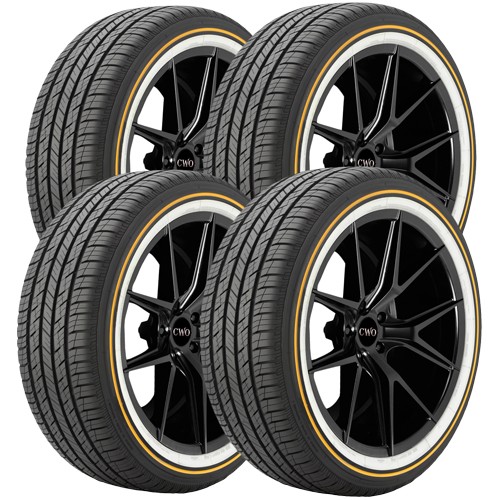 (QTY 4) 275/65R18 Vogue Custom Built Radial SCT2 116H XL Gold/White Tires (QTY 4) 275/65R18 Vogue Custom Built Radial SCT2 116H XL Gold/White Tires