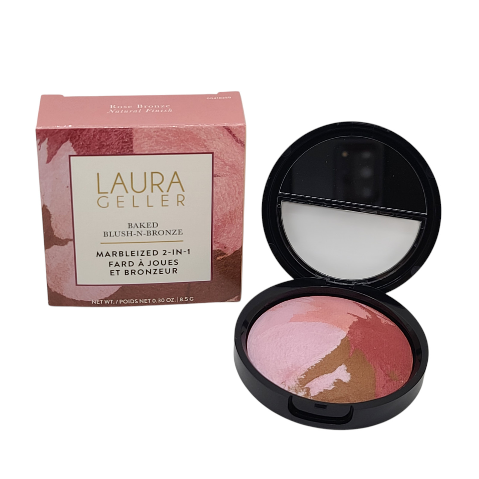 Laura Geller Baked Blush-n-Bronze Marbleized 2-in-1 - Rose Bronze 0.30oz/8.5g