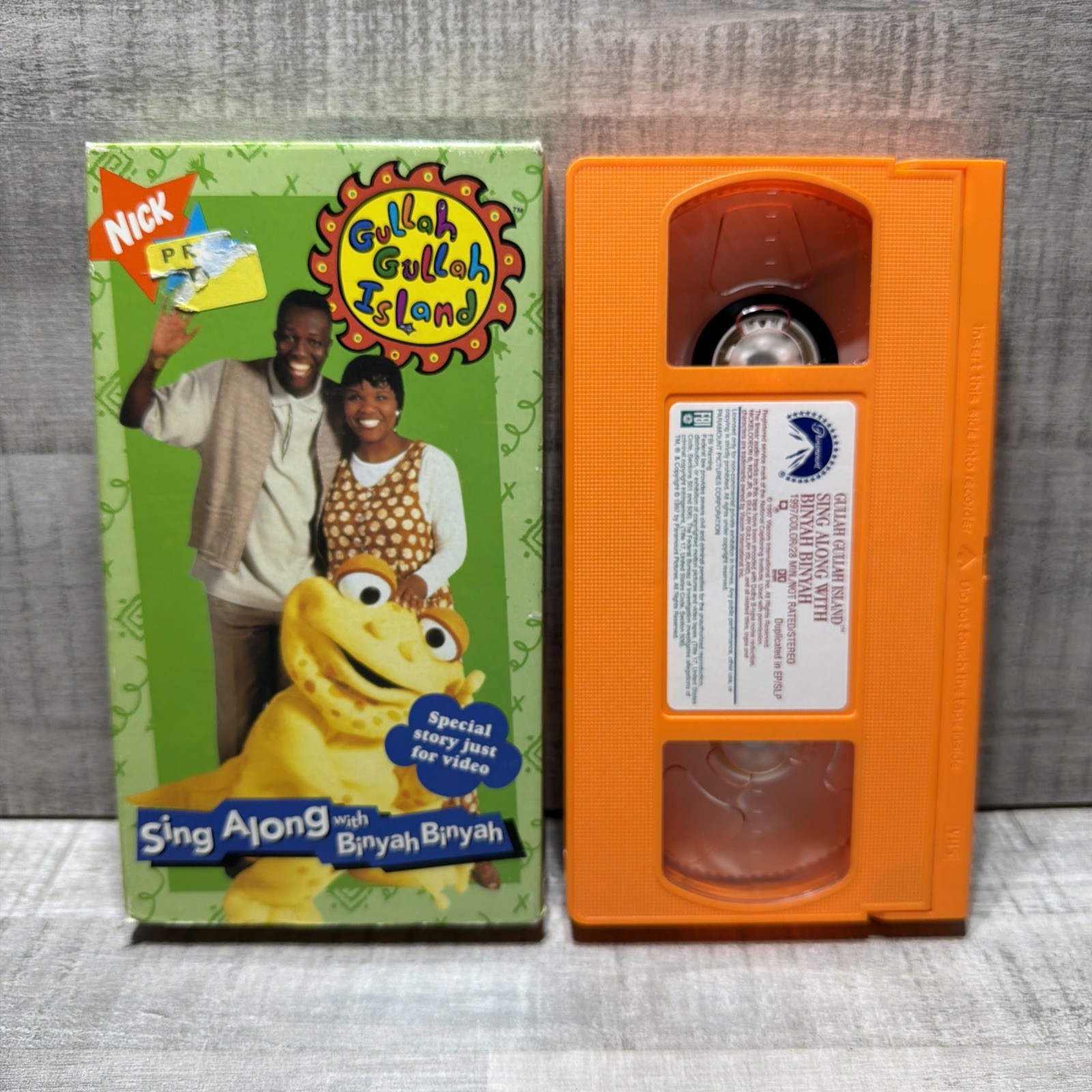Nick Jr Gullah Gullah Island Sing Along With Binyah Binyah On VHS (1995)