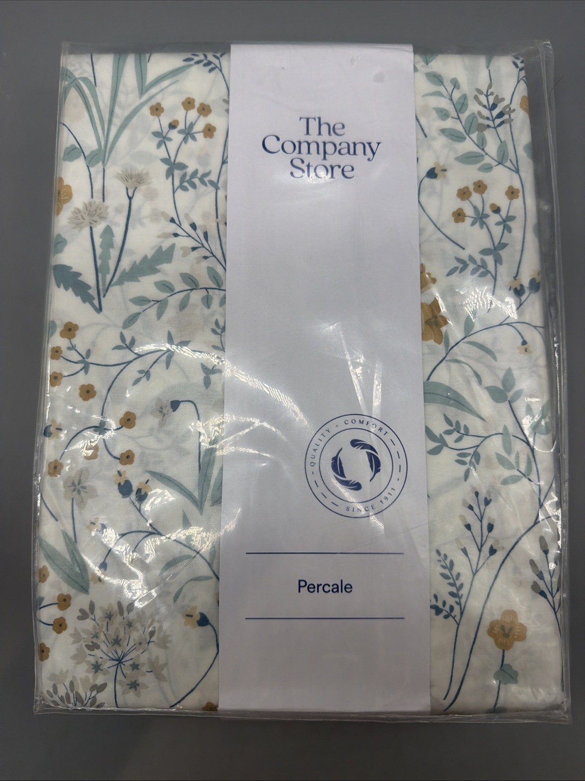 The Company Store - Cotton Percale Duvet Cover - Clemencia Mini Floral- Full The Company Store - Cotton Percale Duvet Cover - Clemencia Mini Floral- Full