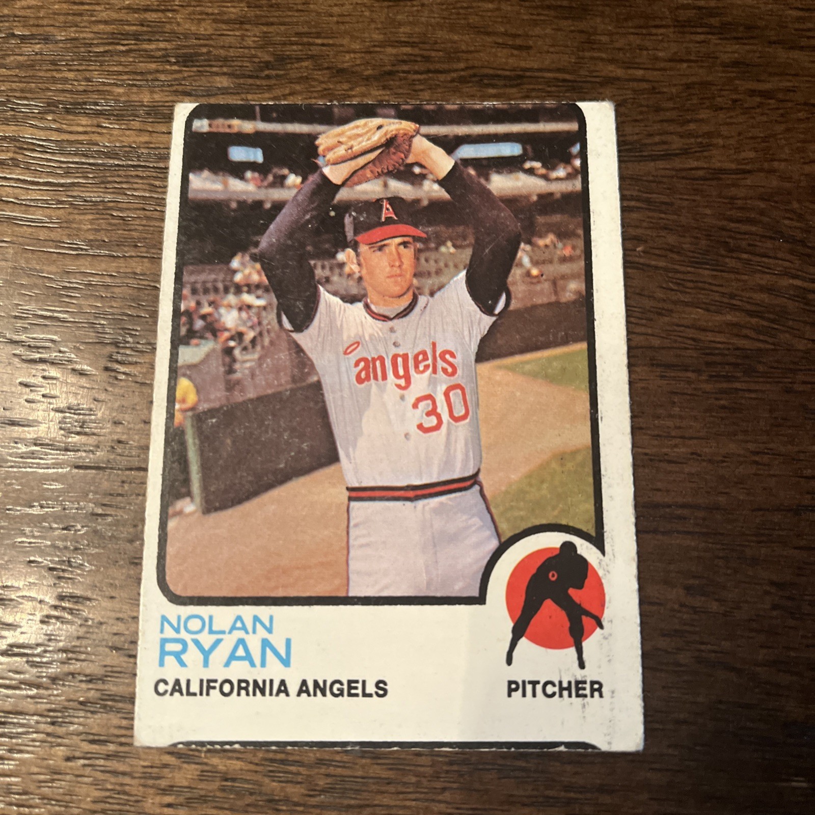 1973 Topps - Nolan Ryan #220 California Angels MLB Baseball HOF Card 1973 Topps - Nolan Ryan #220 California Angels MLB Baseball HOF Card