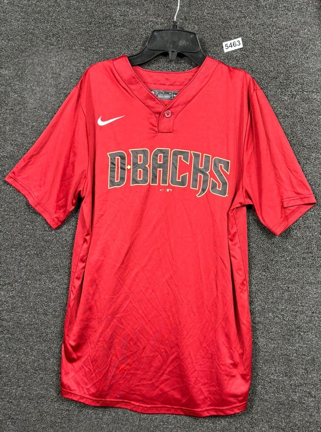 Arizona Diamondbacks Jersey Mens Small Red MLB Baseball Nike D-Backs Custom