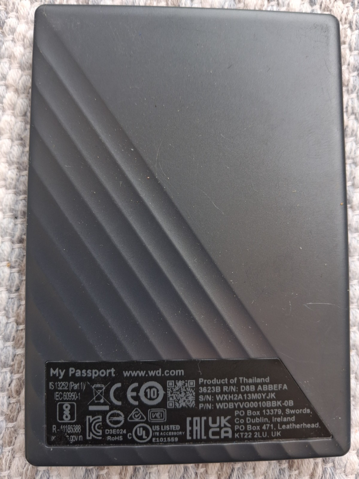 1TB WD My Passport External Hard Drive (USB3)