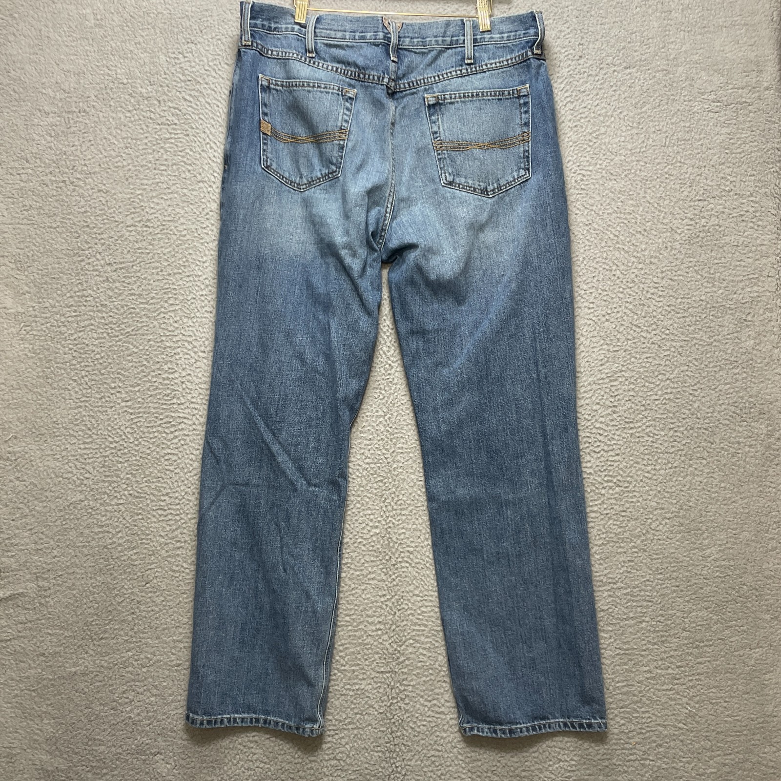 ARIAT M2 Jeans Mens 36x32 Blue Relaxed Boot Cut Western Cowboy Denim WorkWear