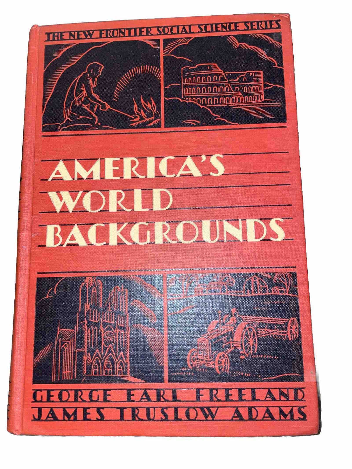 Vintage America’s World Backgrounds The New Frontier Social Science Series Book Vintage America’s World Backgrounds The New Frontier Social Science Series Book